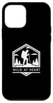 Coque pour iPhone 12 mini Wild At Heart - Amateur de randonnée minimaliste