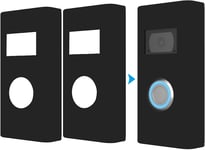 Coque en Silicone Compatible avec Ring Video Doorbell 2ème génération/Ring Doorbell Battery Plus - Protégez Votre Sonnette vidéo Ring Contre Les Reflets du Soleil, Les UV et Les intempéries