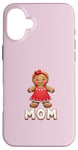 Coque pour iPhone 16 Plus Maman Drôle En Pain D'épice Pour Noël Amusant Pour Les Fêtes