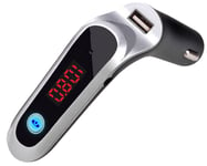 Bluetooth 4.2 / FM transmitter til bil - Sølv