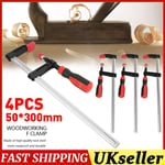 4X F Clamps (300mm X 50mm ) Bricklaying Profile Wood Working Quick Slide Clamps