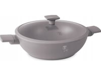 Stekepanne Berlinger Haus Titanium Wok Med Lokk 30Cm Berlinger Haus Bh-8095 Taupe