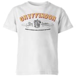 T-Shirt Enfant Équipe de Quidditch de Gryffondor - Harry Potter - Blanc - 9-10 ans