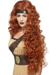 Medieval Warrior Queen Wig Auburn