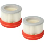 Set de 2x filtres d'aspirateur compatible avec Dreame T20 Pro, T30 Neo, V12 aspirateur à batterie - Filtre principal avec mousse intérieure - Vhbw