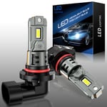 AUXIRACER Ampoule HB3 9005 LED canbus, 18000LM, 50W，6500K lumière blanche forte, phare de voiture, kit de conversion halogène 12V，2 Ampoules (HB3)