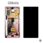 Display Screen LCD Touch Frame Pink Samsung Galaxy Note 10 N970F Original