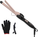 Curling  Tongs ,  19Mm  Hair  Curler  Small  Curling  Iron  Adjustable  Temperat