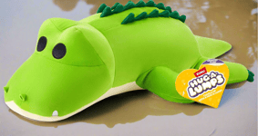 Hug-A-Lumps Rocko  the Crocodile Weighted Soft Toy by ZURU