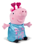 Peppa Pig - Plush 20 cm - Peppa with Heart hair band