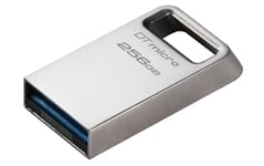 Kingston DataTraveler Micro clé USB 128GB 200MB/s Métal USB 3.2 Gen 1 - DTMC3G2/128GB