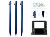 3 x Blue Stylus for Nintendo 3DS XL/LL Plastic Stylus Replacement Parts Pen