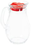 Pasabahce Pichet Bistro Rouge Transparent Verre Plastique 1 L