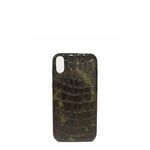 iPhone Cover 11 Pro Croco - Gloss Green/Black