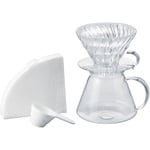 Hario - V60 glasskit str.02 4 deler