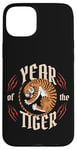 iPhone 15 Plus Year of the Tiger Fierce Traditional Vintage Chinese Zodiac Case