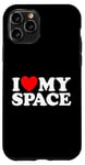 Coque pour iPhone 11 Pro I Love My Space – Éventail amusant et mignon