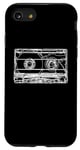 Coque pour iPhone SE (2020) / 7 / 8 Croquis de cassette de musique rétro Croquis audio vintage