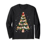 Cute Hamster Christmas Tree gift decor Xmas tree Long Sleeve T-Shirt