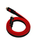 Floating Grip FG-HDMILED-300-RED câble HDMI 3 m Type A (Standard) Noir