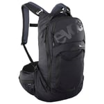 Backpack With Back Protector Trail Pro Blackline 16 Black 16L EVOC Transport