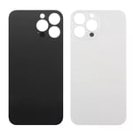 VITRE ARRIERE COMPATIBLE POUR IPHONE 13 PRO MAX ARGENT BLANC