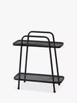 VegTrug Modern Steel Indoor/Outdoor Plant Stand, 2 Shelves, Metallic Grey