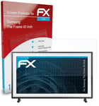 atFoliX Protecteur d'écran pour Samsung The Frame 43 Inch clair