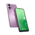 MOTOROLA G24 5G 128Go lavande, smartphone débloqué, écran 6,6", double capteur 50MP, Dolby Atmos, batterie 5000 mAh, Chargeur 20W et coque de protection inclus