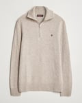 Morris Hertford Merino Half Zip Khaki