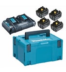 MAKITA POWERPACK 18V 4X5,0 Ah/DC18RD 2-PORT/MAKPAC