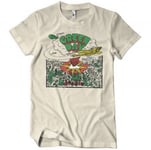 Hybris Green Day Dookie Doodle T-Shirt (Khaki,L)