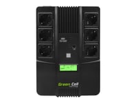 Green Cell AiO 800VA LCD Linje-Interactive 0,8 kVA 480 W 6 AC-utganger