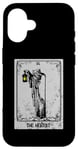 iPhone 16 Vintage The Hermit Tarot Card Gothic Retro Mystic Occult Men Case