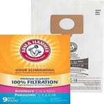 Arm & Hammer A&H Kenmore Style C, Q & 5055 Premium Paper 9 Pk Bag