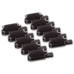 vhbw 10x Rouleaux d'encre noir compatible avec Texas Instruments TI 5045 II A calculatrice de poche, caisse enregistreuse