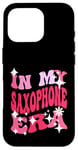 Coque pour iPhone 16 Pro In My Saxophone Era Music Band pour femmes et enfants