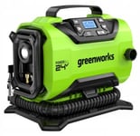 Batteri luftkompressor Greenworks G24IN; 24 V (utan batteri och laddare)