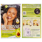 Garnier Nutrisse Ultra Crème Svart 1.0 Hårfärg