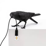 SELETTI LED-koristepöytälamppu Bird Lamp, leikkivä, musta