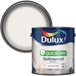 Dulux Quick Dry Satinwood Paint For Wood And Metal - Pure Brilliant White 2. 5