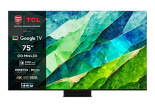 TCL 75C855K TV 190.5 cm (75&quot;) 4K Ultra HD Smart TV Wi-Fi Black 35