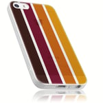 Mumbi - Coque de Protection colorée pour iPhone Se 5S 5 Herbst Braun Herbst Braun