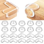 20PCS Coin de Table Protection Bebe Protection, Protection Coin de Table Transparent, Protege Angle de Table avec Une Super Colle améliorée