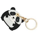 AXFEE Airtag Porte Clé, Mignon PU Étuis pour Apple AirTag, Portable Key Finder pour Clés Enfants Animaux de Compagnie, [ Porte- Clés Contrôle d'Accès] (Airtag Non Inclus) (Panda)