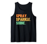 Spray Sparkle Shine Painter Tank Top