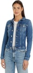 Tommy Jeans Women's Vivianne SKN Jacket AH0136 DW0DW17213, Denim Medium, XS