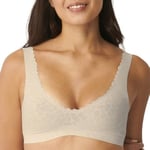 Sloggi BH ZERO Feel Lace 2.0 Bralette Creme Medium Dam