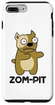 Coque pour iPhone 7 Plus/8 Plus Zom Pit Funny Zombie Pitbull Jeu de mots