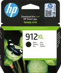 HP 912XL Black original ink cartridge for HP Officejet Pro 8022 8023 8024